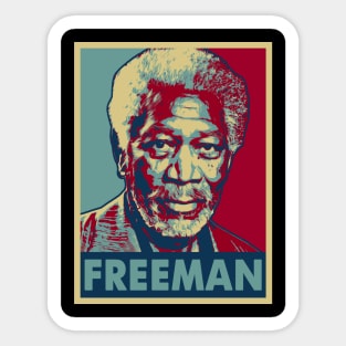 Morgan Freeman Sticker